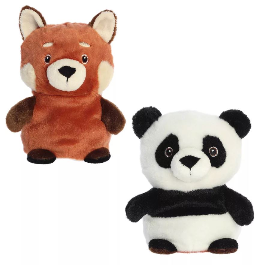 ECO NATION - REVERSIBLE ECO PLUSH - RED PANDA/PANDA 6.5"