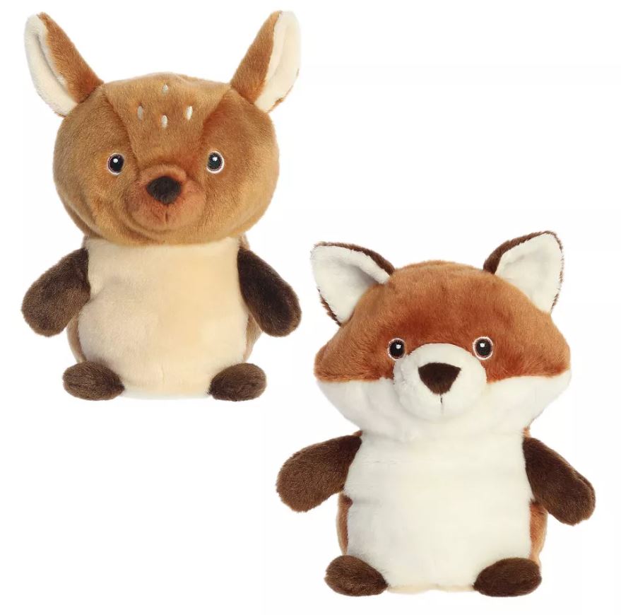 ECO NATION - REVERSIBLE ECO PLUSH - FAWN/FOX 6.5"