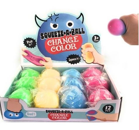 SQUEEZE BALL COLOR CHANGING ASST.