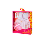 ENSEMBLE VÊTEMENTS OG - "TUTU CUTE" ROBE PAPILLON DE BALLET POUR POUPÉE DE 46 CM