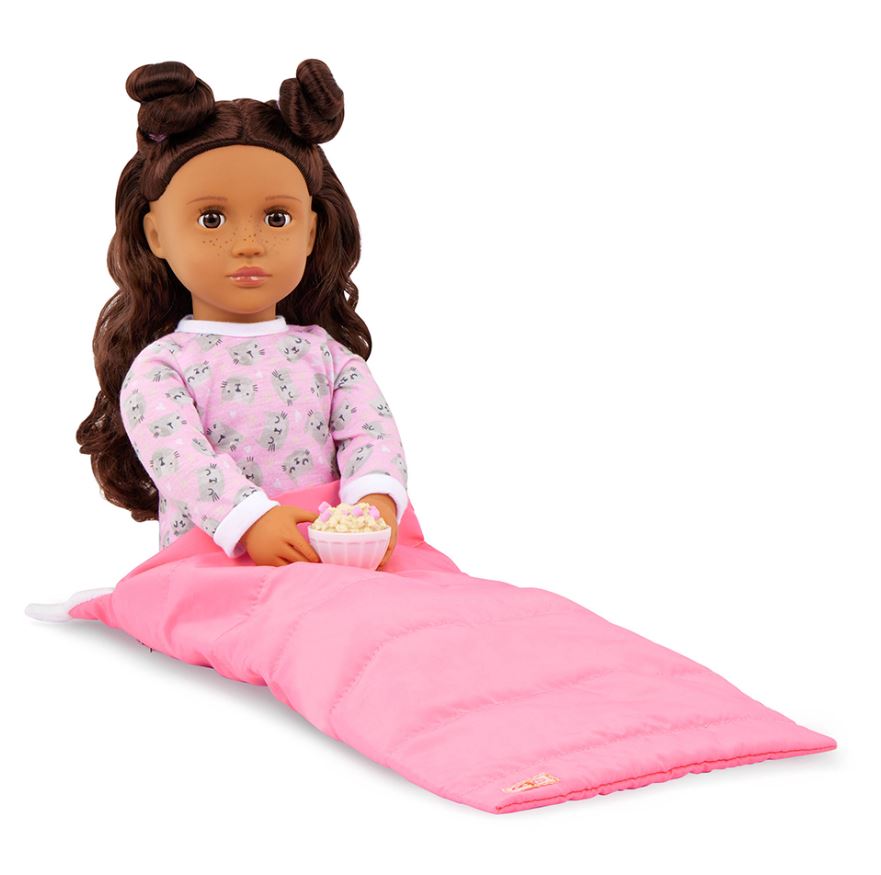 Our Generation Deluxe Doll - Larissa with Sleeping Bag