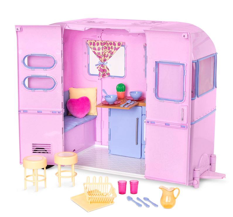 OG VEHICLE - 18-INCH DOLL CAMPER ("R.V. SEEING YOU CAMPER")