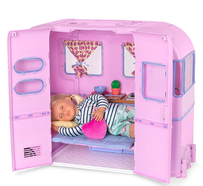 OG VEHICLE - 18-INCH DOLL CAMPER ("R.V. SEEING YOU CAMPER")