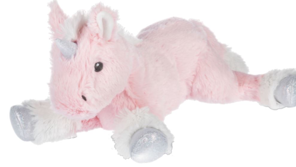 PLUSH - FANTASY UNICORN WITH RATTLE 14"