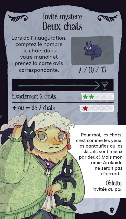 JEU MANOIR BIZARRE - Version française