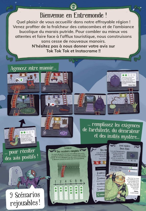 JEU MANOIR BIZARRE - Version française