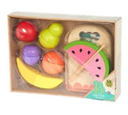 BATTAT WOODY - "CHOP 'N' PLAY" WOODEN FRUIT SET