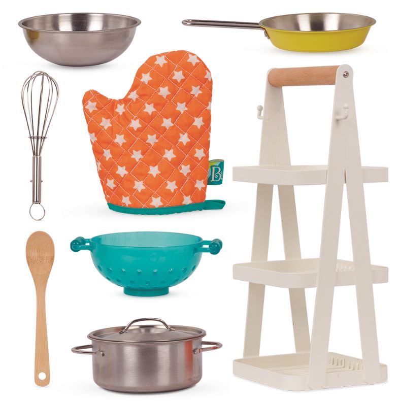 BATTAT ROLE PLAY - MINI CHEF POT-N-PAN SET