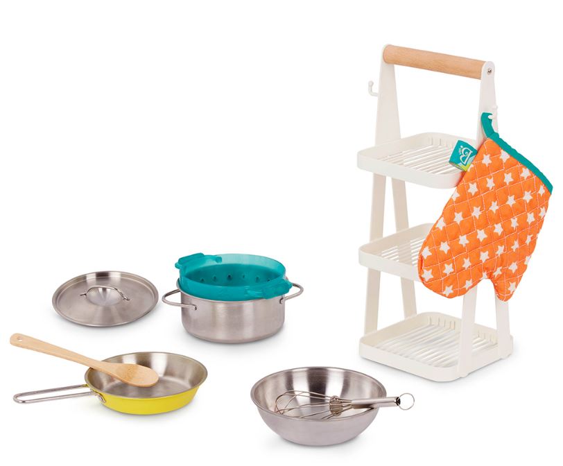 BATTAT ROLE PLAY - MINI CHEF POT-N-PAN SET