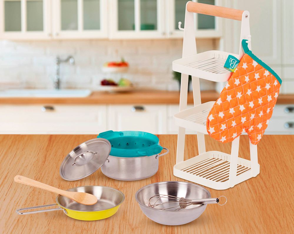 BATTAT ROLE PLAY - MINI CHEF POT-N-PAN SET