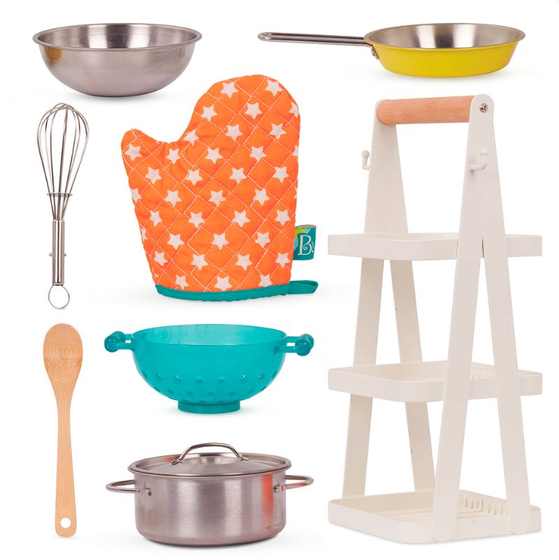 BATTAT ROLE PLAY - MINI CHEF POT-N-PAN SET