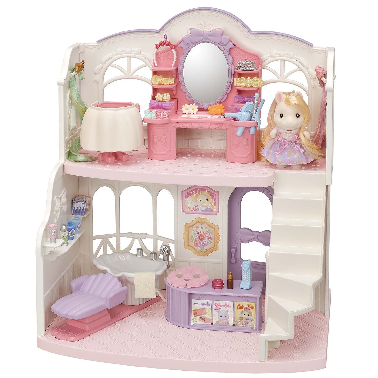 CALICO CRITTERS - PONY'S STYLISH HAIR SALON