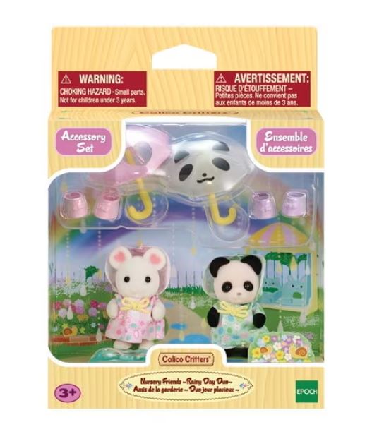 CALICO CRITTERS - AMIS DE LA GARDERIE - DUO JOUR DE PLUIE