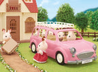 CALICO CRITTERS - VOITURE FAMILIALE ROSE (CONVERTIBLE EN ENSEMBLE DE PIQUE-NIQUE)