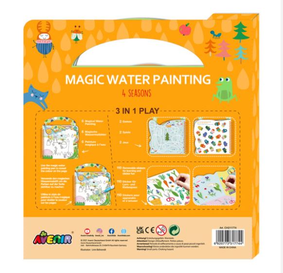 FOUR SEASONS WATER REVEAL COLORING BOOK