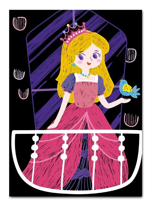 MINI LIVRE À GRATTER - PRINCESSE (SCRATCH BOOK)