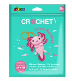 AVENIR - PORTE-CLÉS AU CROCHET - AXOLOTL AMOUREUX