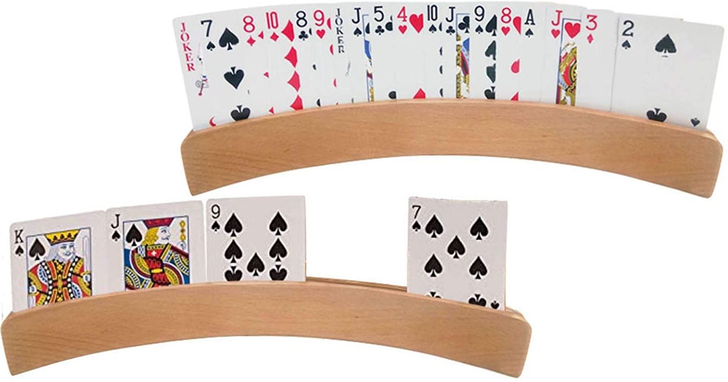 WOODEN CARD HOLDERS