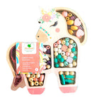 SYCOMORE - UNICORN WOODEN BEAD SET ASST