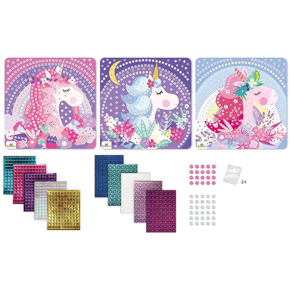 STICK'N FUN - PM 3 MOSAICS -UNICORNS