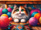DELFY JIGSAW PUZZLE 1000 PIECES - FUZZ AMONG THREADS #DE-25011