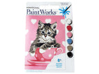 JUNIOR PAINT BY NUMBER - KITTEN TEACUP 8X10