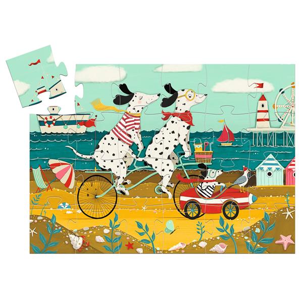 DJECO - SILHOUETTE PUZZLE 24 PIECES - OLLIE THE DALMATIAN #DJ07286