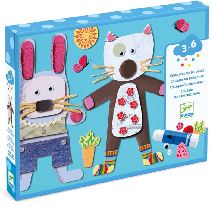 DJECO COLLAGES FOR LITTLE ONES - LITTLE ANIMALS