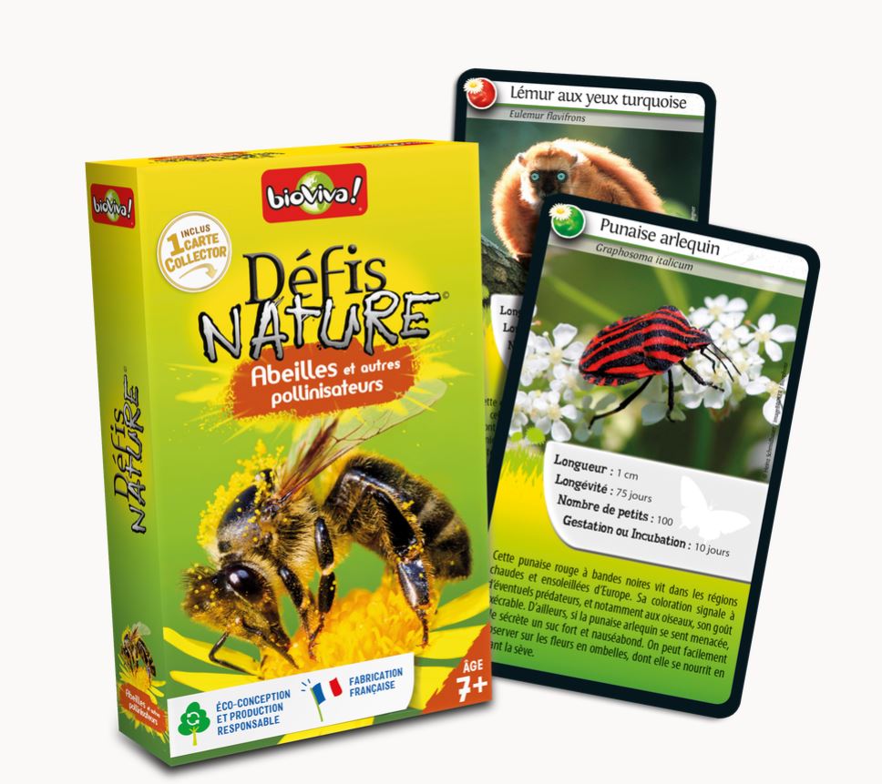 JEU DÉFIS NATURE - ABEILLES ET AUTRES POLLINISATEURS - Version française