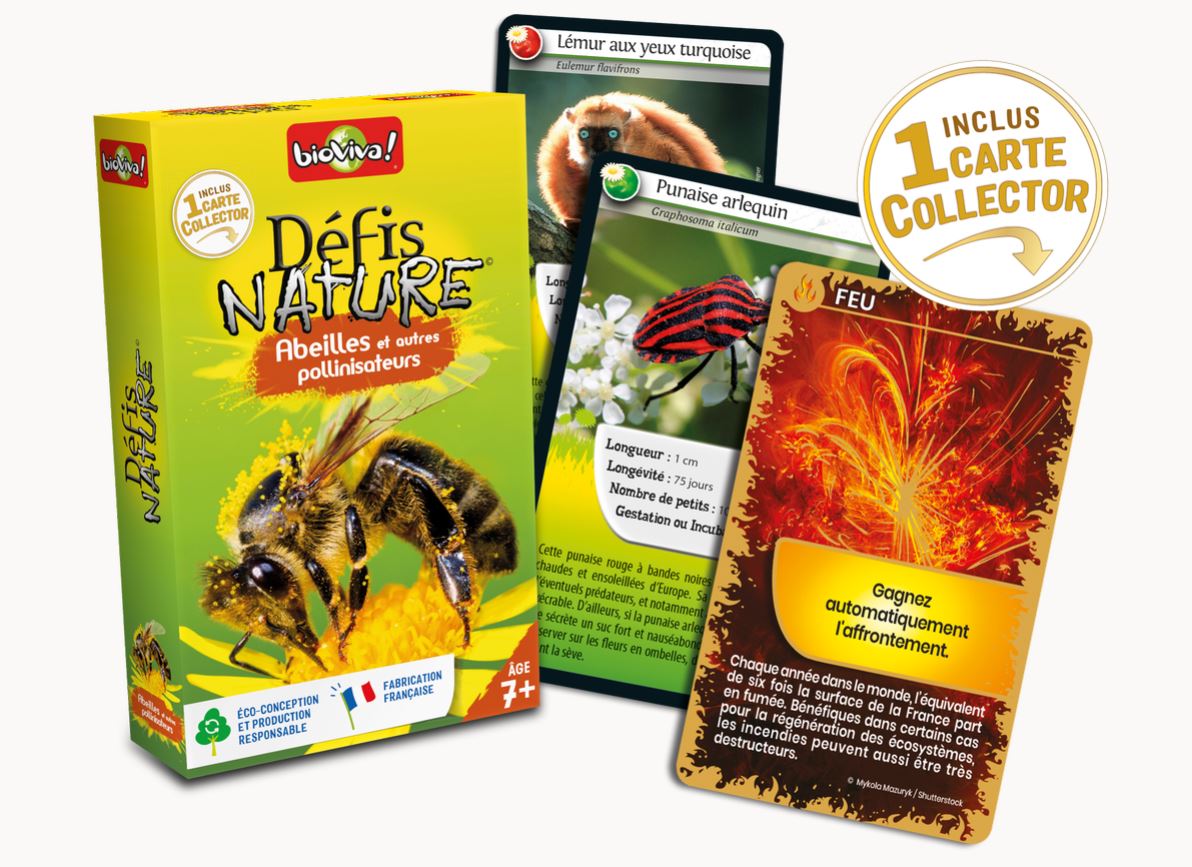 JEU DÉFIS NATURE - ABEILLES ET AUTRES POLLINISATEURS - Version française