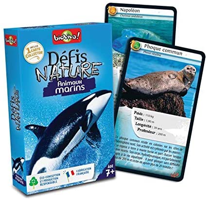 JEU DÉFIS NATURE - ANIMAUX MARINS