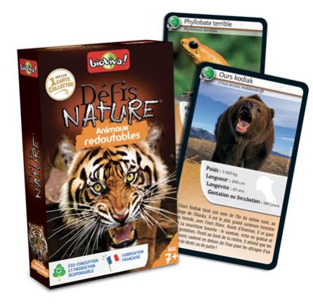 JEU DÉFIS NATURE - ANIMAUX REDOUTABLES