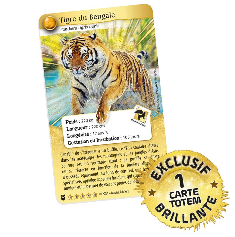 NATURE CHALLENGES PROTECT GAME - 3 BOOSTERS BOX: TIGER (FR)