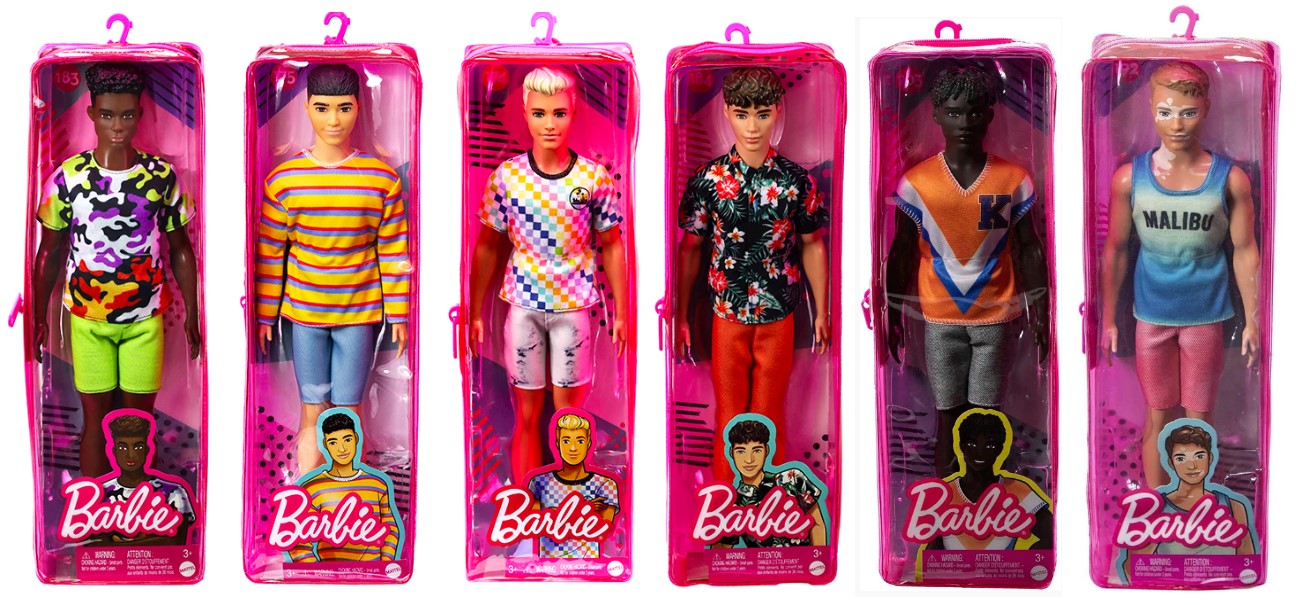 BARBIE FASHIONISTAS - KEN DOLL ASST