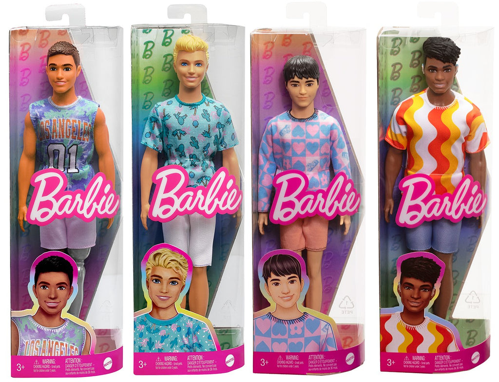 BARBIE FASHIONISTAS - KEN DOLL ASST