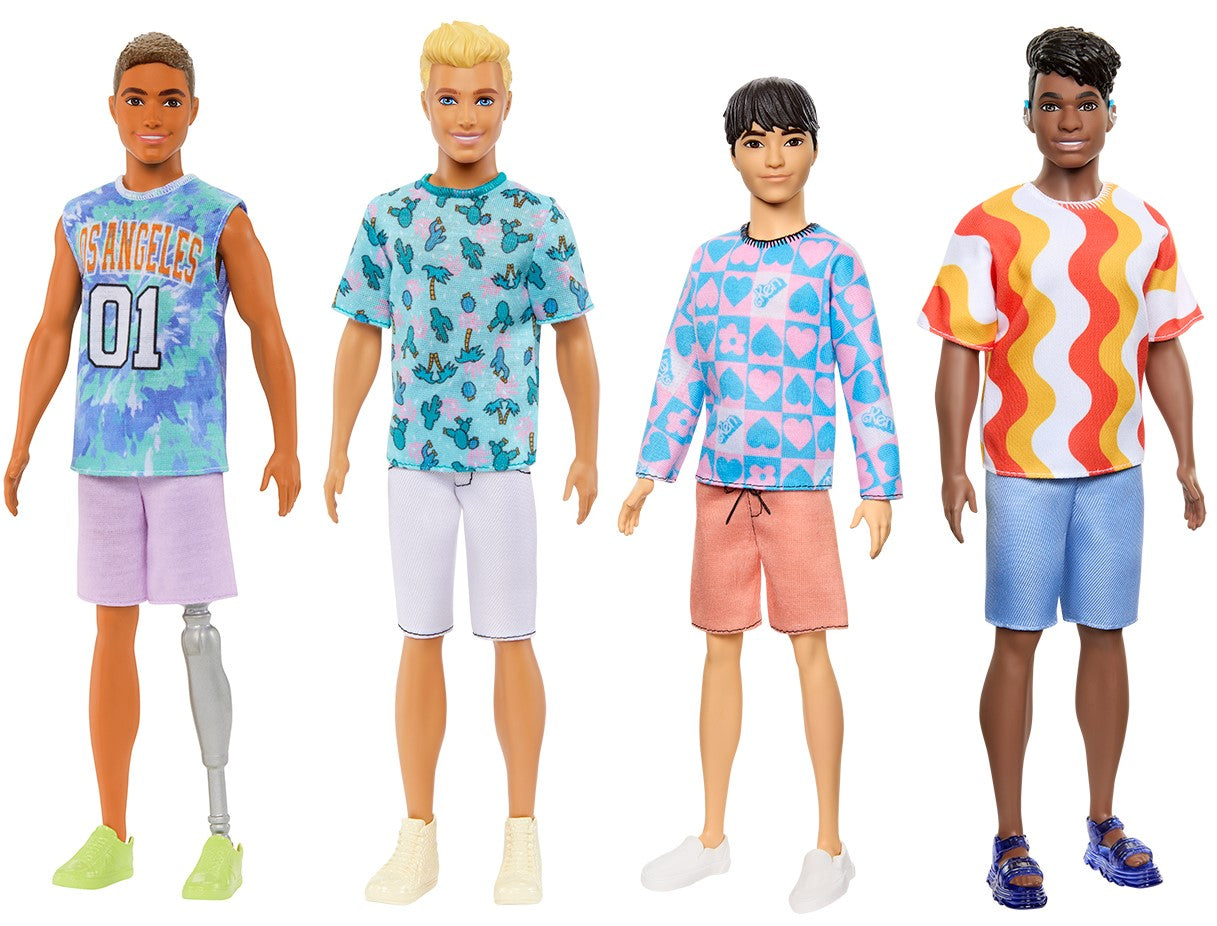 BARBIE FASHIONISTAS - KEN DOLL ASST