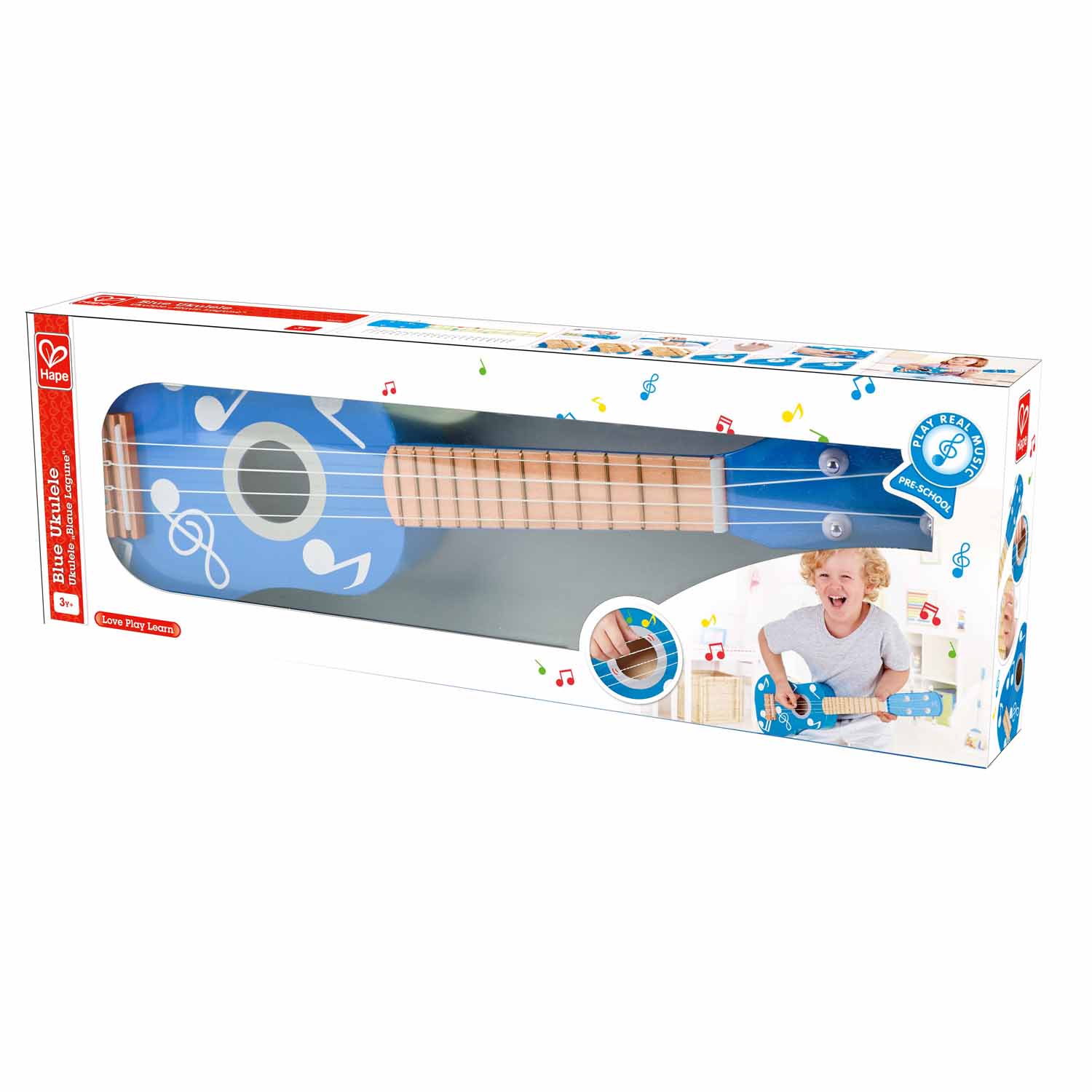 BLUE ROCK STAR UKULELE