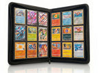 CARD HOLDER - EVORETRO BLACK 9-POCKET ZIPPERED PORTFOLIO FOR 360 TRADING CARDS