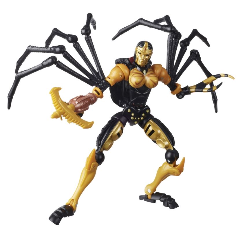 TRANSFORMERS GENERATIONS WAR FOR CYBERTRON KINGDOM - WFC-K5 BLACKARACHNIA DELUXE FIGURE - SPIDER