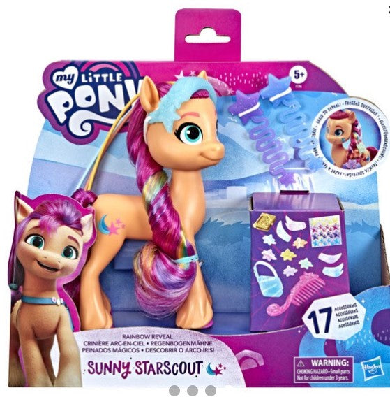 MY LITTLE PONY - NOUVELLE GÉNÉRATION - CRINIÈRE ARC-EN-CIEL SUNNY STARSCOUT
