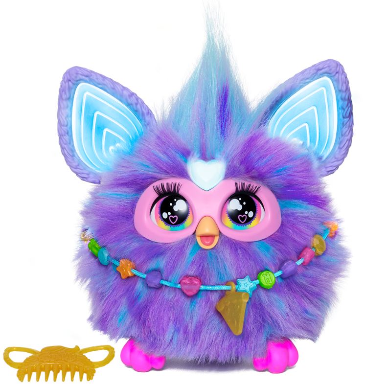 INTERACTIVE PURPLE FURBY PLUSH FRENCH VERSION