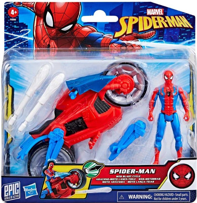 MARVEL SPIDER-MAN - MOTO ARAIGNÉE LANCE TOILE