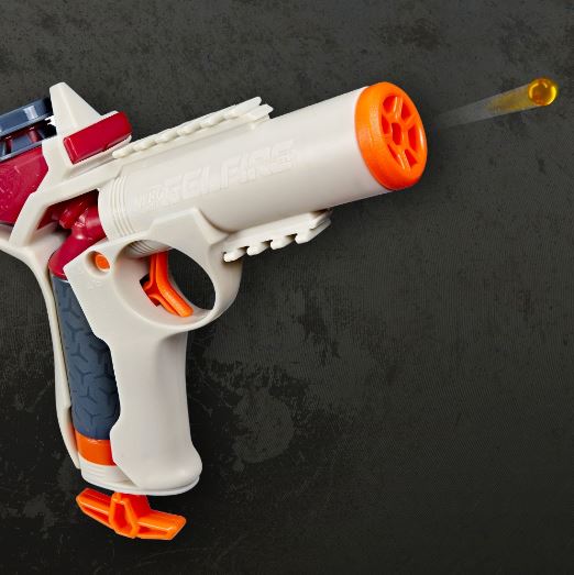 NERF PRO GELFIRE IGNITOR BLASTER, 1000 GELFIRE ROUNDS (LC SPRINGER)