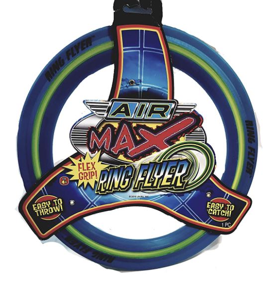 RUBBER AIR MAX FRISBEE (4 ASSORTED COLOURS)
