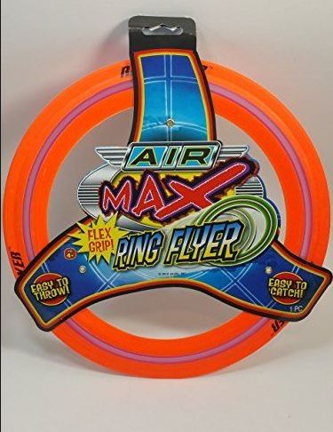 RUBBER AIR MAX FRISBEE (4 ASSORTED COLOURS)