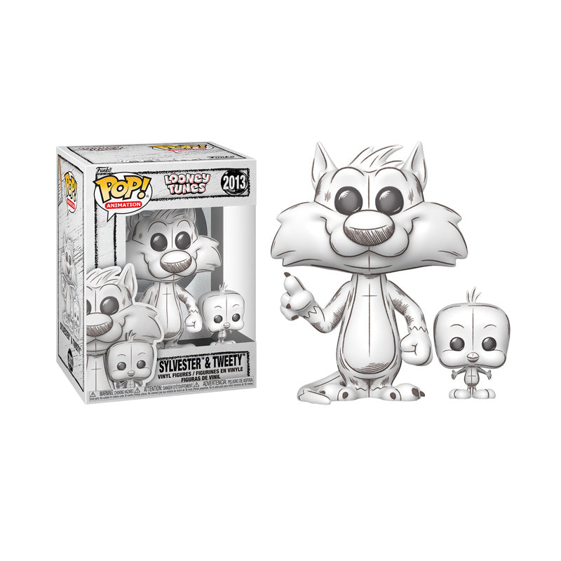 FIGURINE POP! - LOONEY TUNES - SKETCH SYLVESTER & TWEETY 4.6" #2013