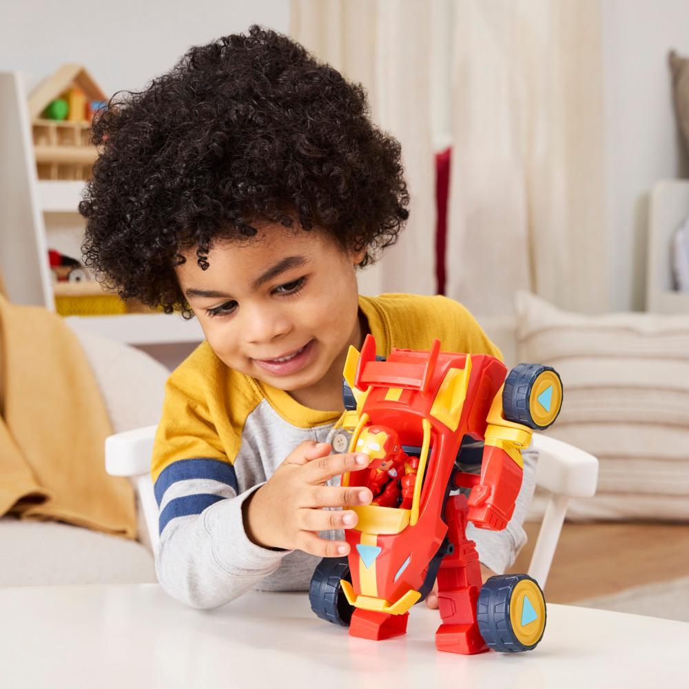 ENSEMBLE 2-EN-1 IRON MAN ET SES AMIS (ARMURE ET VÉHICULE)