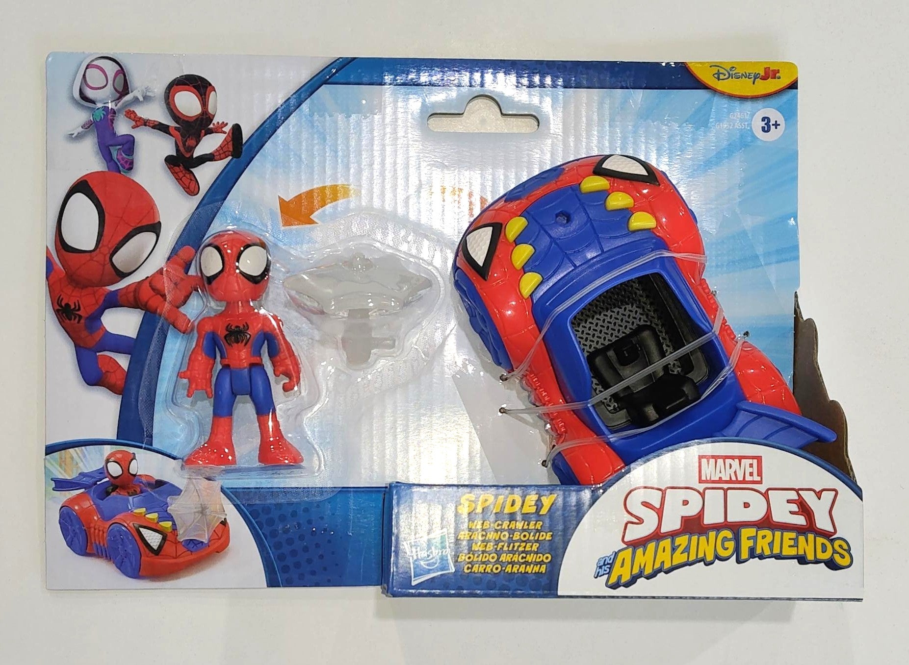 MARVEL SPIDEY AND HIS AMAZING FRIENDS – SPIDEY WITH WEB CRAWLER VEHICLE