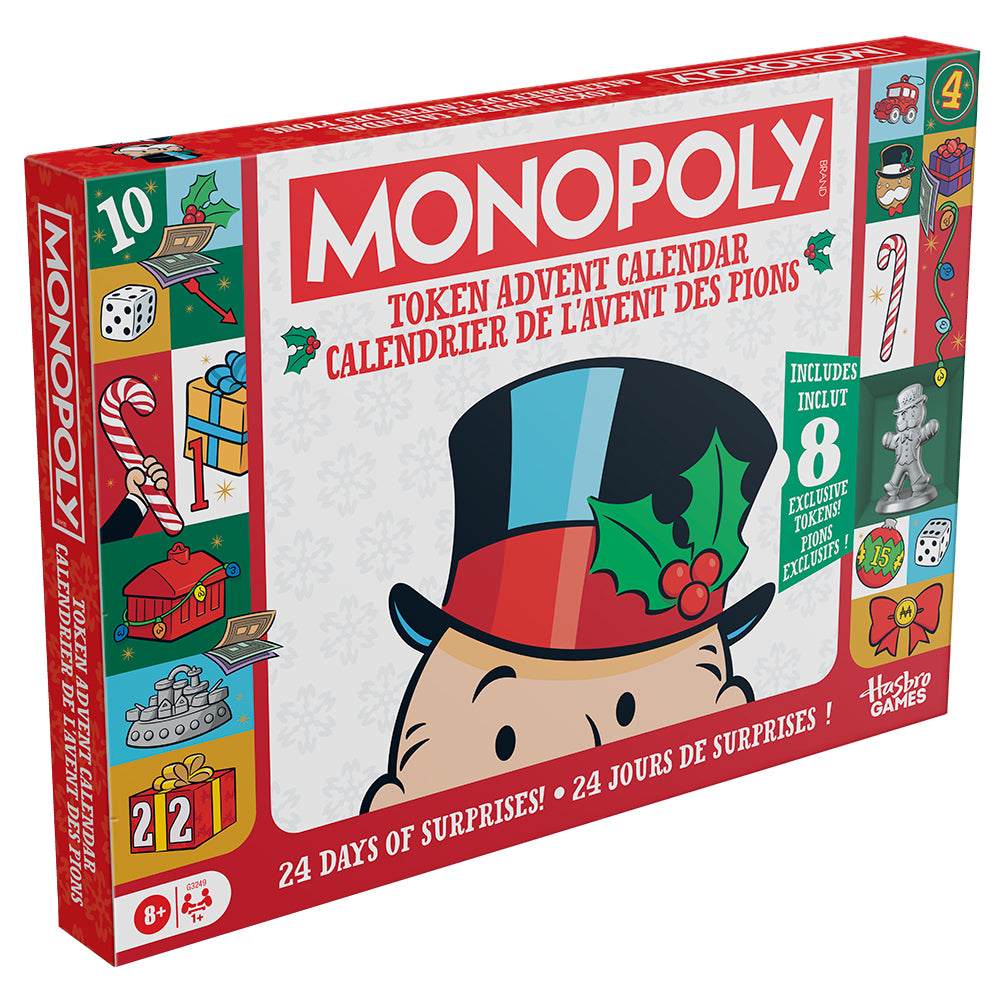 JEU MONOPOLY JETON DE L'AVENT (CALENDRIER DE NOËL) - Version multilingue