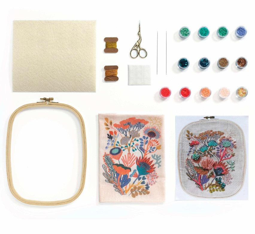 DJECO ATELIER 58 - BEADING - LAGOON (EMBROIDERY)